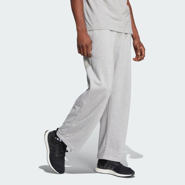 adidas Essentials Wide Leg 3 Bar Logo Pants Warm Clay XL Mens Product Image
