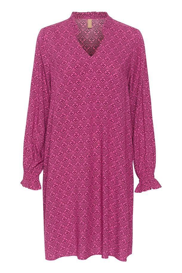 Safi Dress by Culture - Pink Graphic Product Image