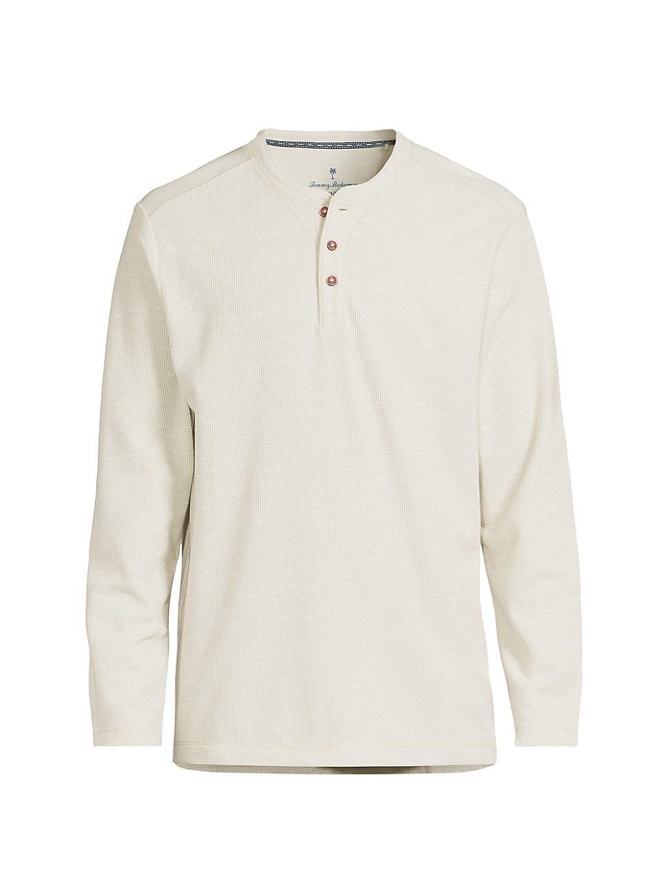 Mens Morro Beach Long-Sleeve Henley Shirt Product Image