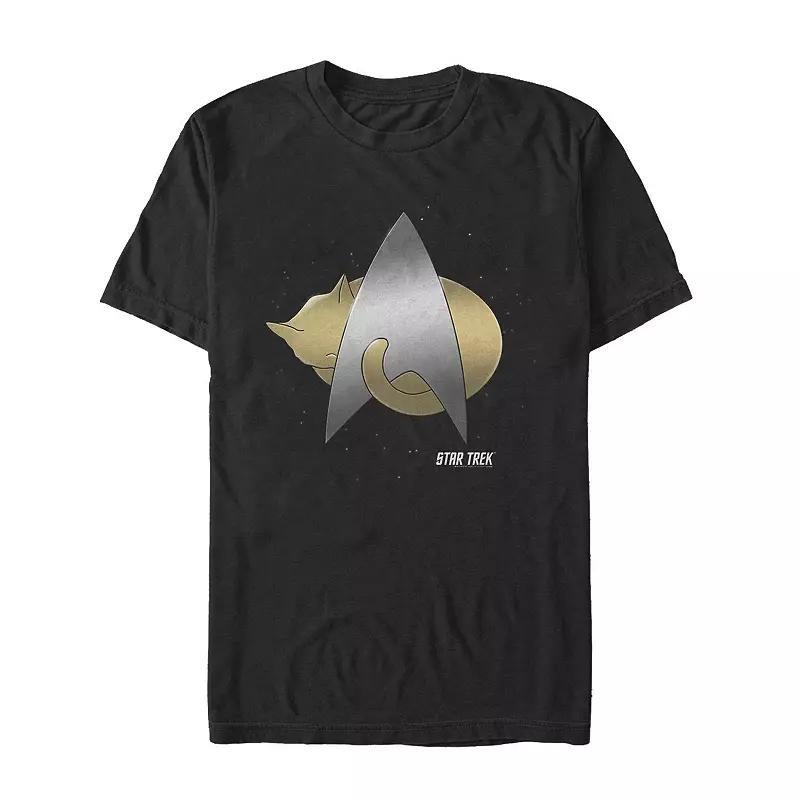 Men's Star Trek Boldly Nap Tee, Size: XXL, Black Product Image