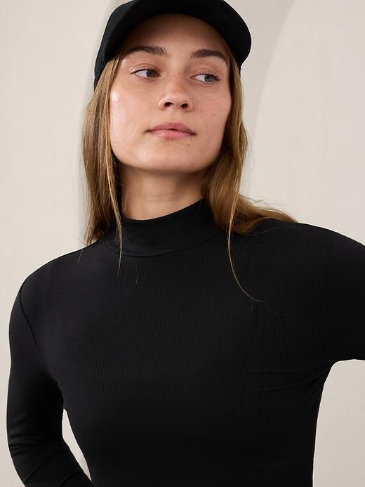 Signature Rib Turtleneck Product Image