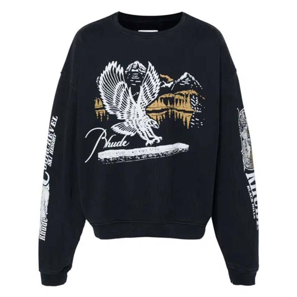 graphic-print cotton sweatshirt Product Image