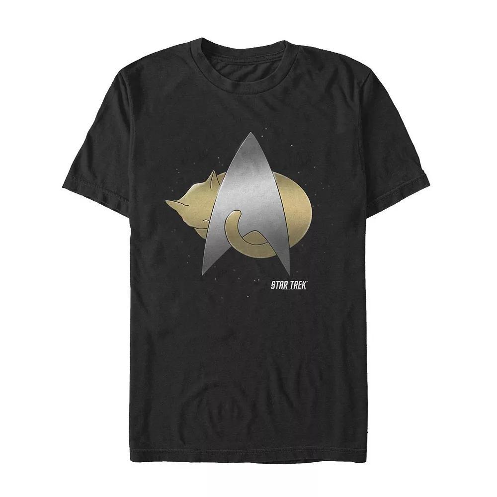 Men's Star Trek Boldly Nap Tee, Size: XXL, Black Product Image