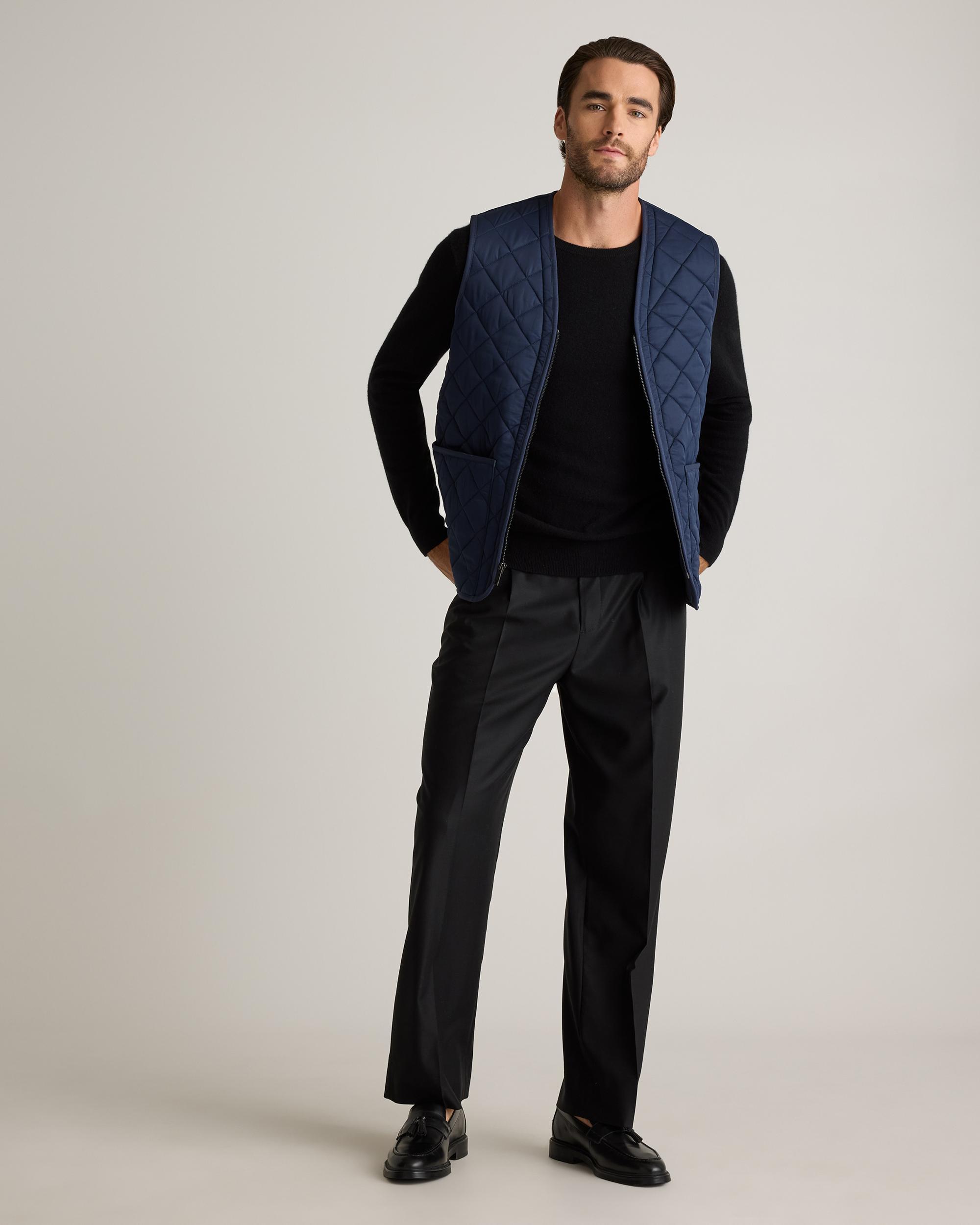 Quince | Men's Featherless Quilted Fleece-Lined Liner Vest Size XL, Nylon Product Image