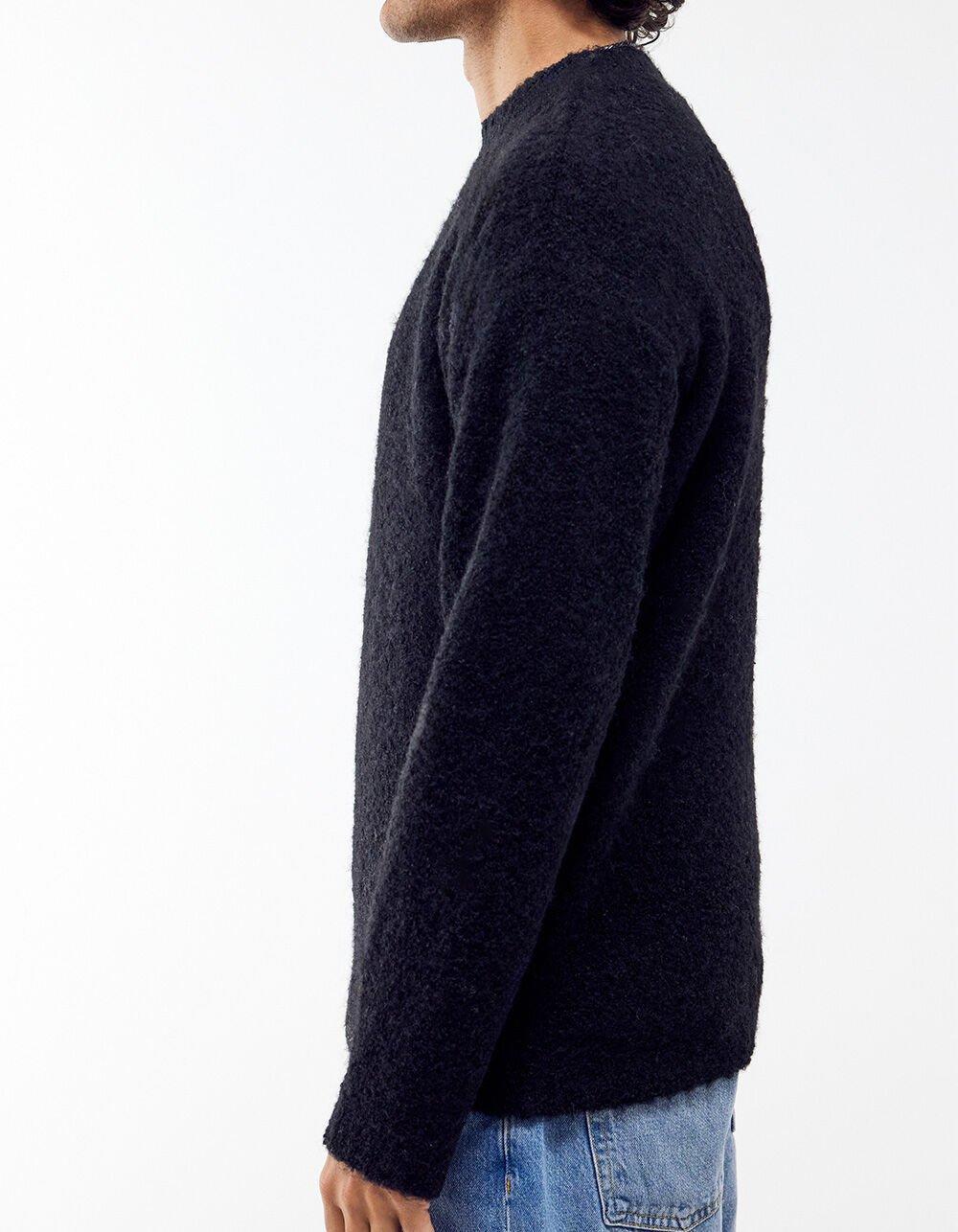 BDG Urban Outfitters Mens Boucle Sweater - BLACK Product Image