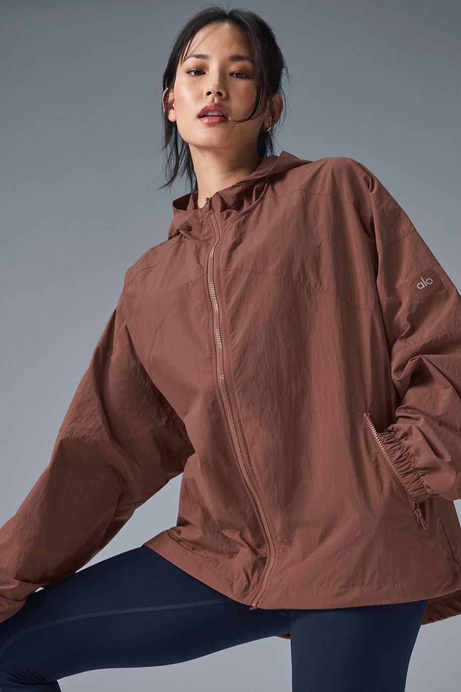 Vantage Nylon Ripstop Track Jacket - Chestnut Product Image