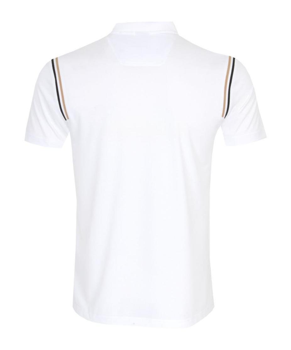 HUGO BOSS Short-sleeved Polo Shirt In White Product Image