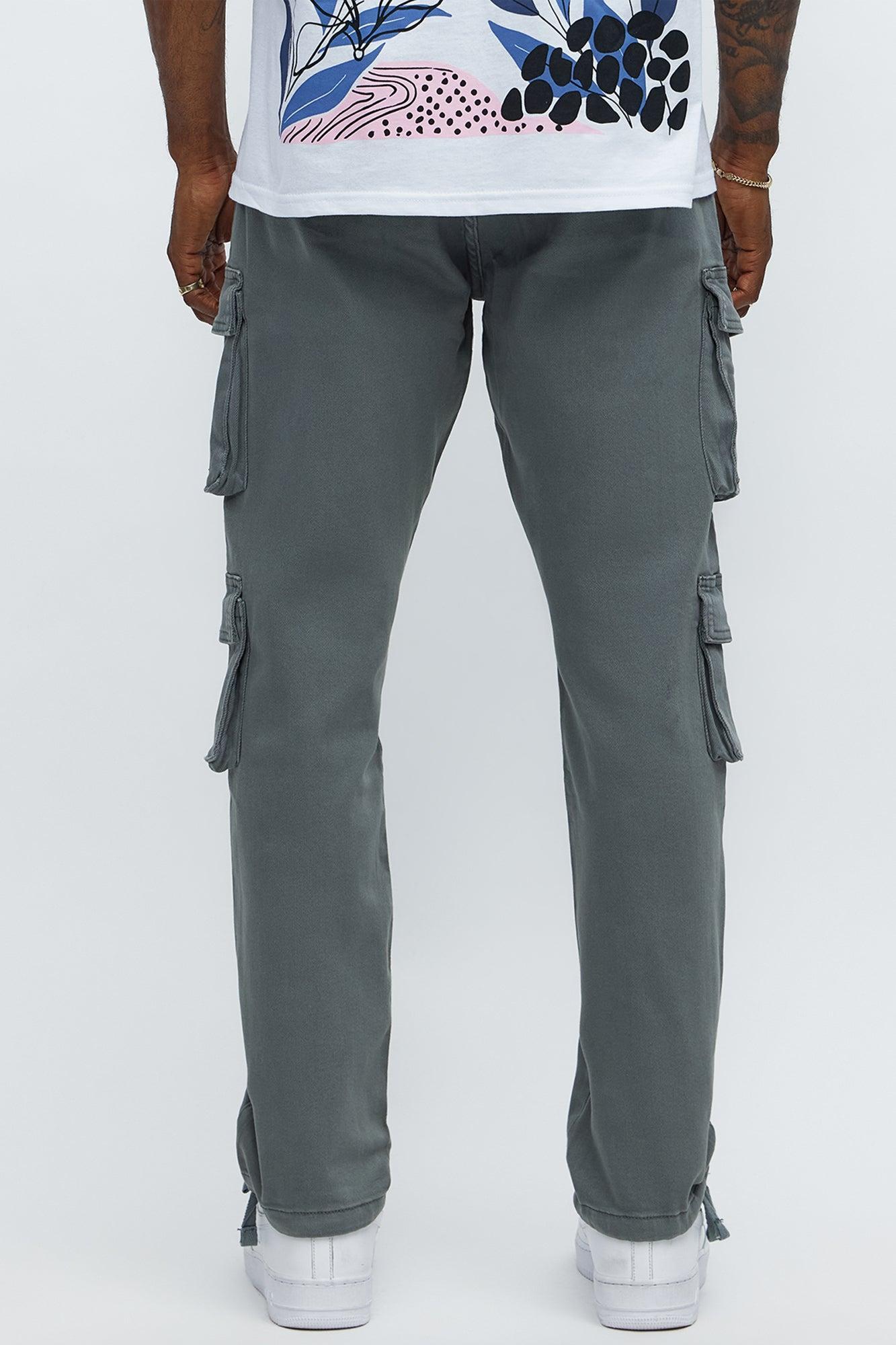 Slim Double It Up Cargo Pants - Sage Product Image