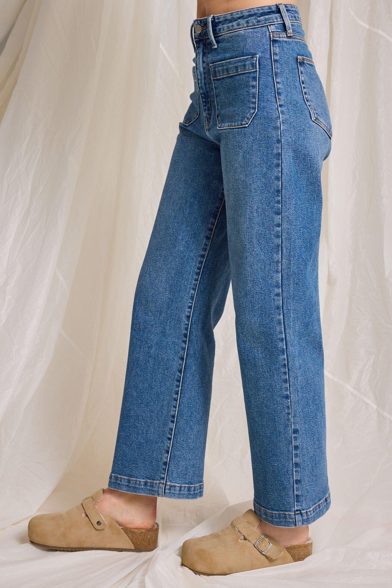 Tally Wide Leg Jeans Product Image