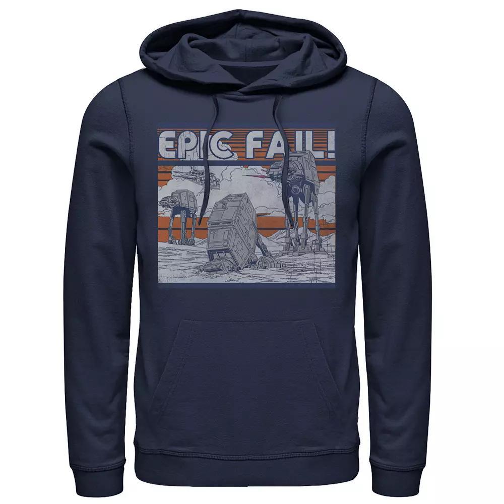 Men's DC Comics Batman The Caped Crusader Text Poster Hoodie, Size: Small, Grey Heather Product Image