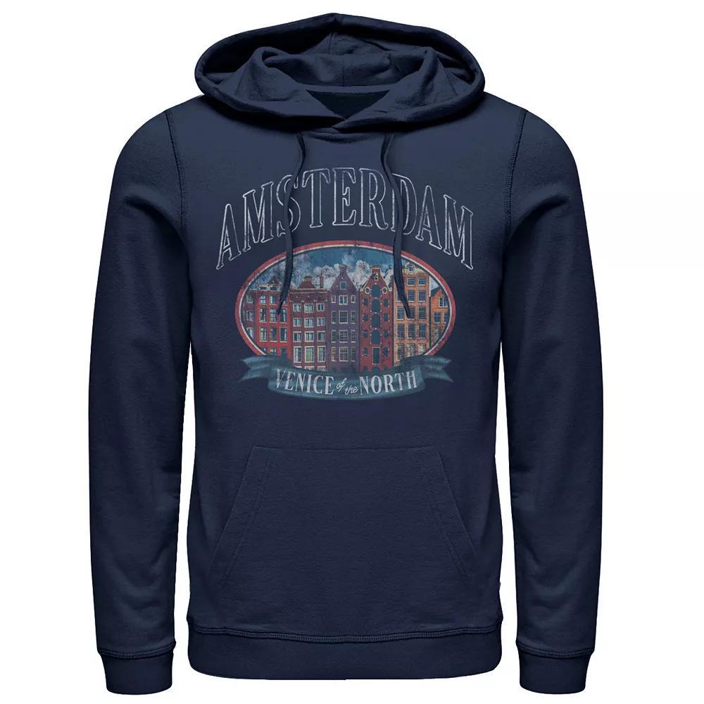 Men's MTV Beach And Palm Tree Logo Hoodie, Size: Large, Royal Product Image