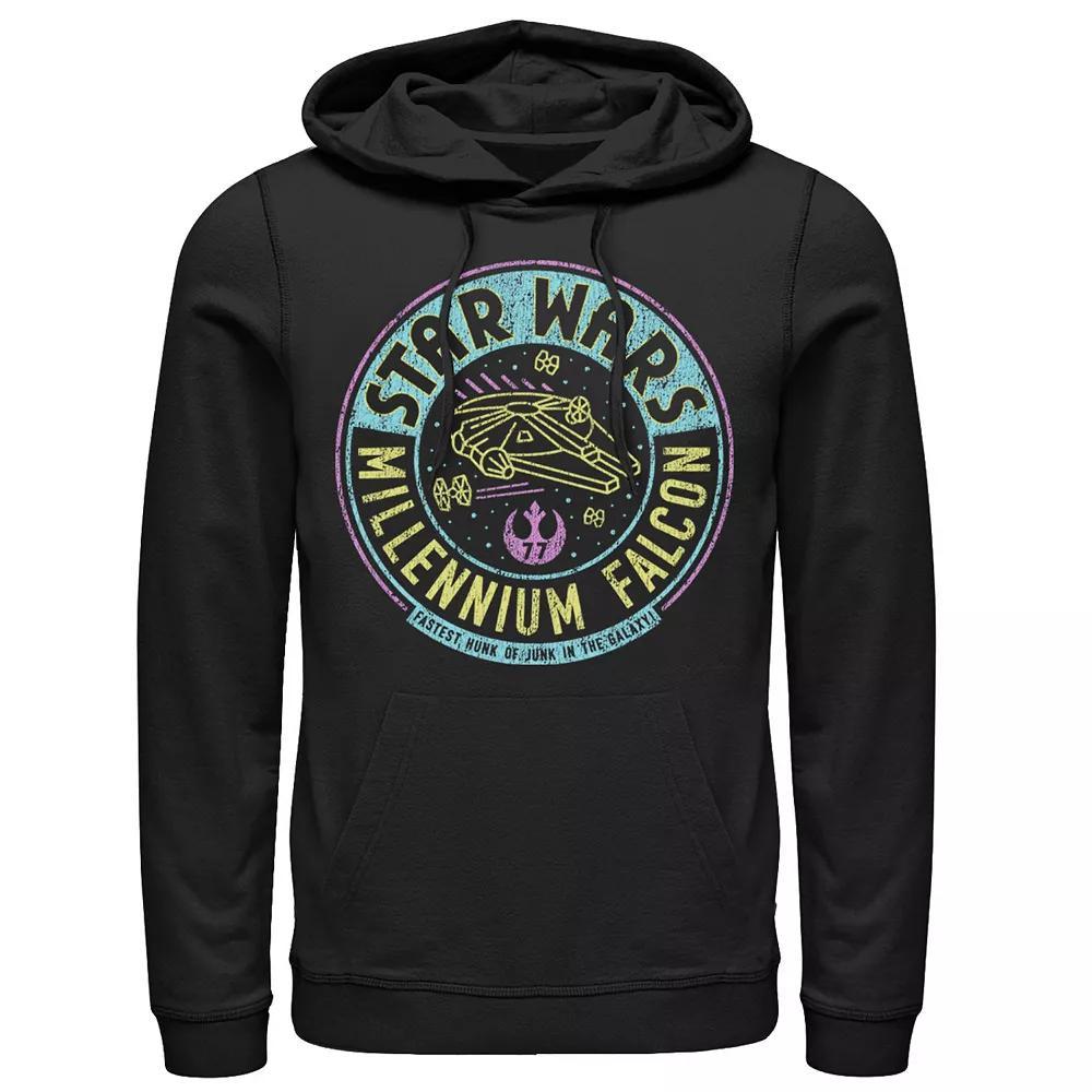 Men's Star Wars The Rise of Skywalker Chewie Copilot Graphic Hoodie, Size: Medium, Blue Product Image