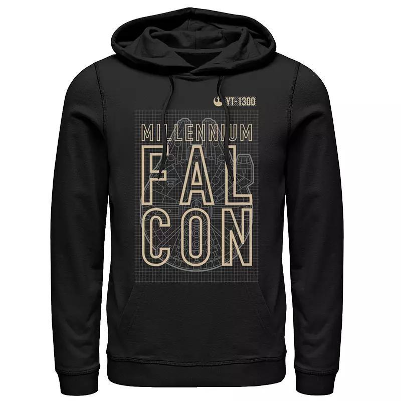 Men's Star Wars The Rise of Skywalker Chewie Copilot Graphic Hoodie, Size: Medium, Blue Product Image