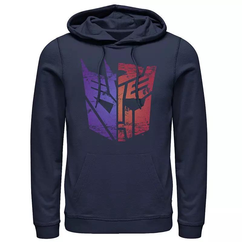 Men's Fifth Sun Good Vibes Only Vintage Text Hoodie, Size: Large, Blue Product Image