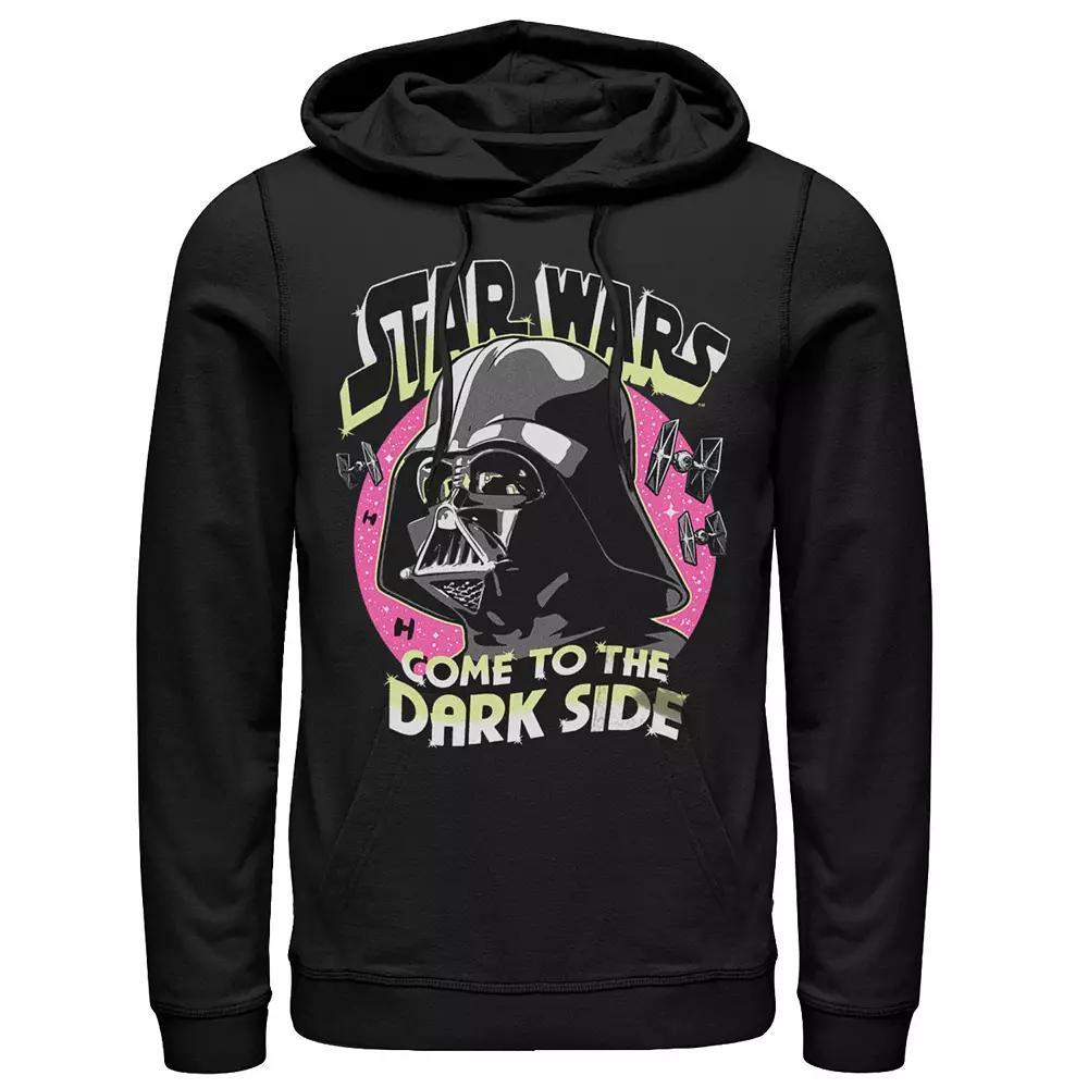 Men's Star Wars Darth Vader Come To The Dark Side Neon Hoodie, Size: XXL, Black Product Image