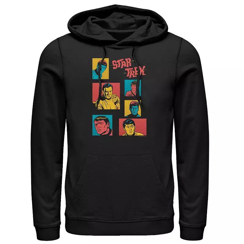 Men's Star Trek Original Series 6 Character Frames Hoodie, Size: XXL, Black Product Image