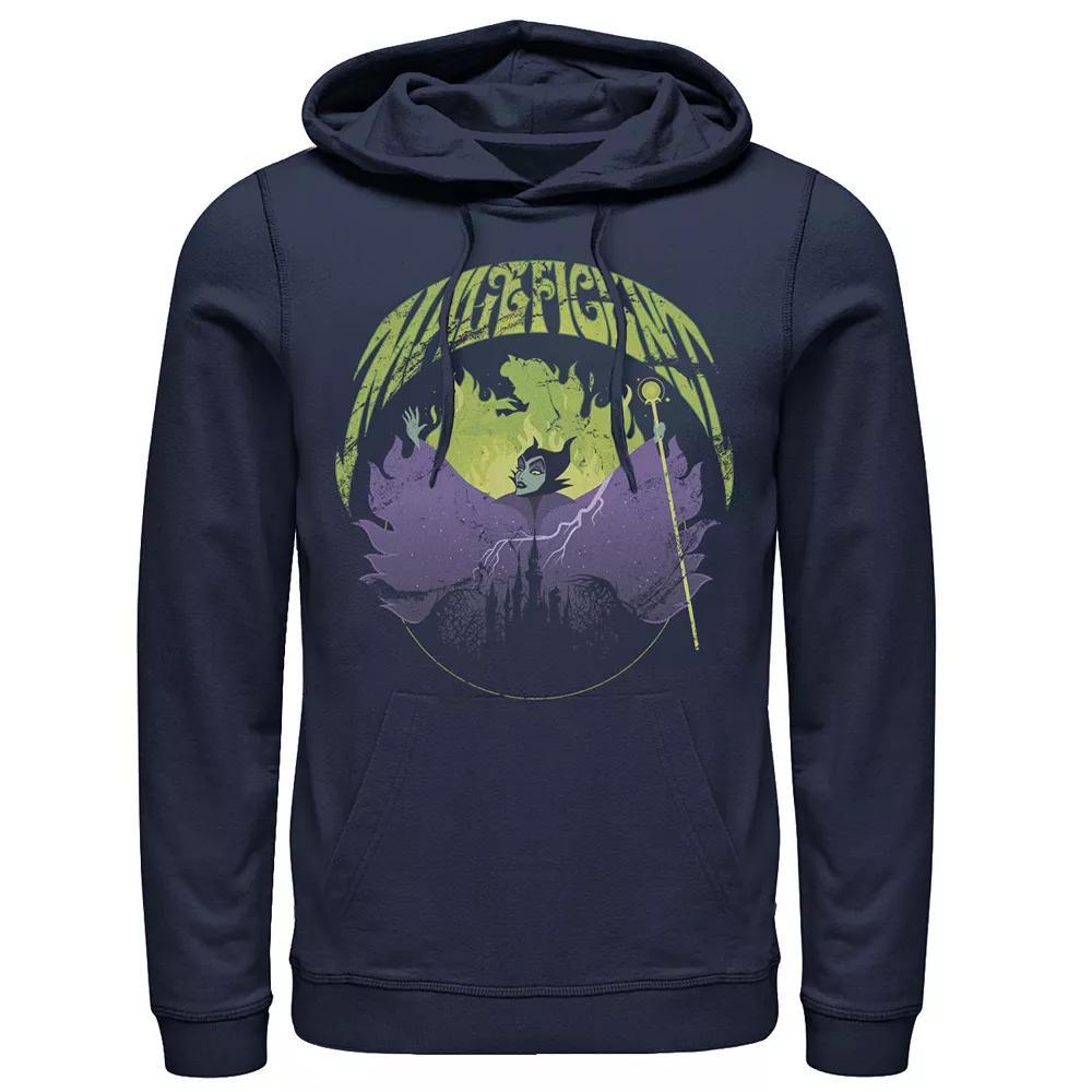 Men's Jurassic Park Retro Colors Checkered Logo Hoodie, Size: Large, Blue Product Image