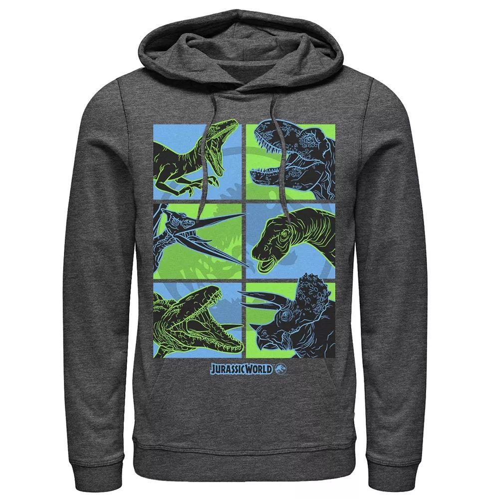 Men's We Bare Bears Character Panels Hoodie, Size: Large, Blue Product Image