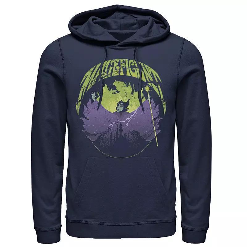 Men's Jurassic Park Retro Colors Checkered Logo Hoodie, Size: Large, Blue Product Image