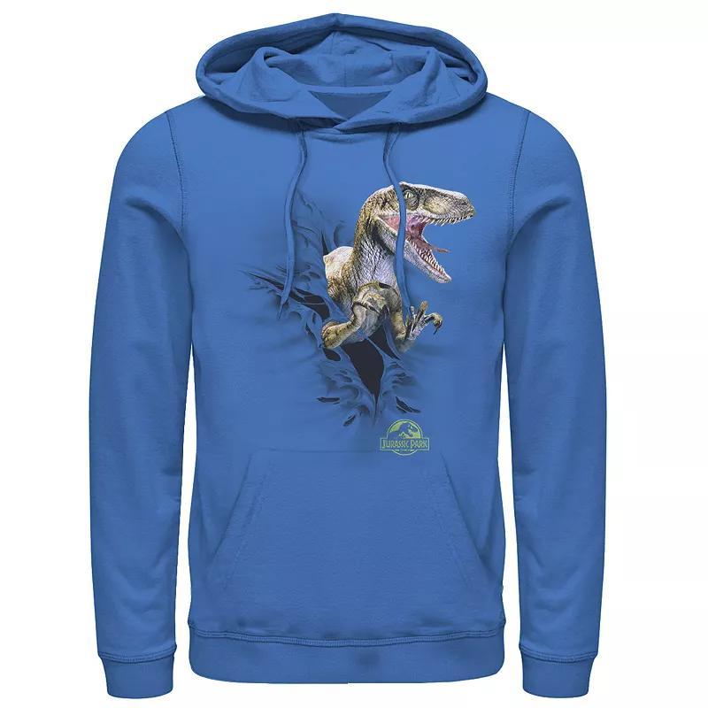 Men's Stranger Things Hawkins Police Left Chest Badge Hoodie, Size: Medium, Blue Product Image