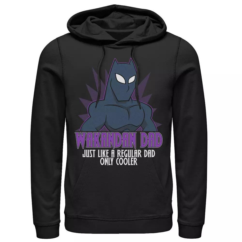 Men's Marvel Father's Day Black Panther Wakandan Dad Comic Pop Hoodie, Size: XXL Product Image