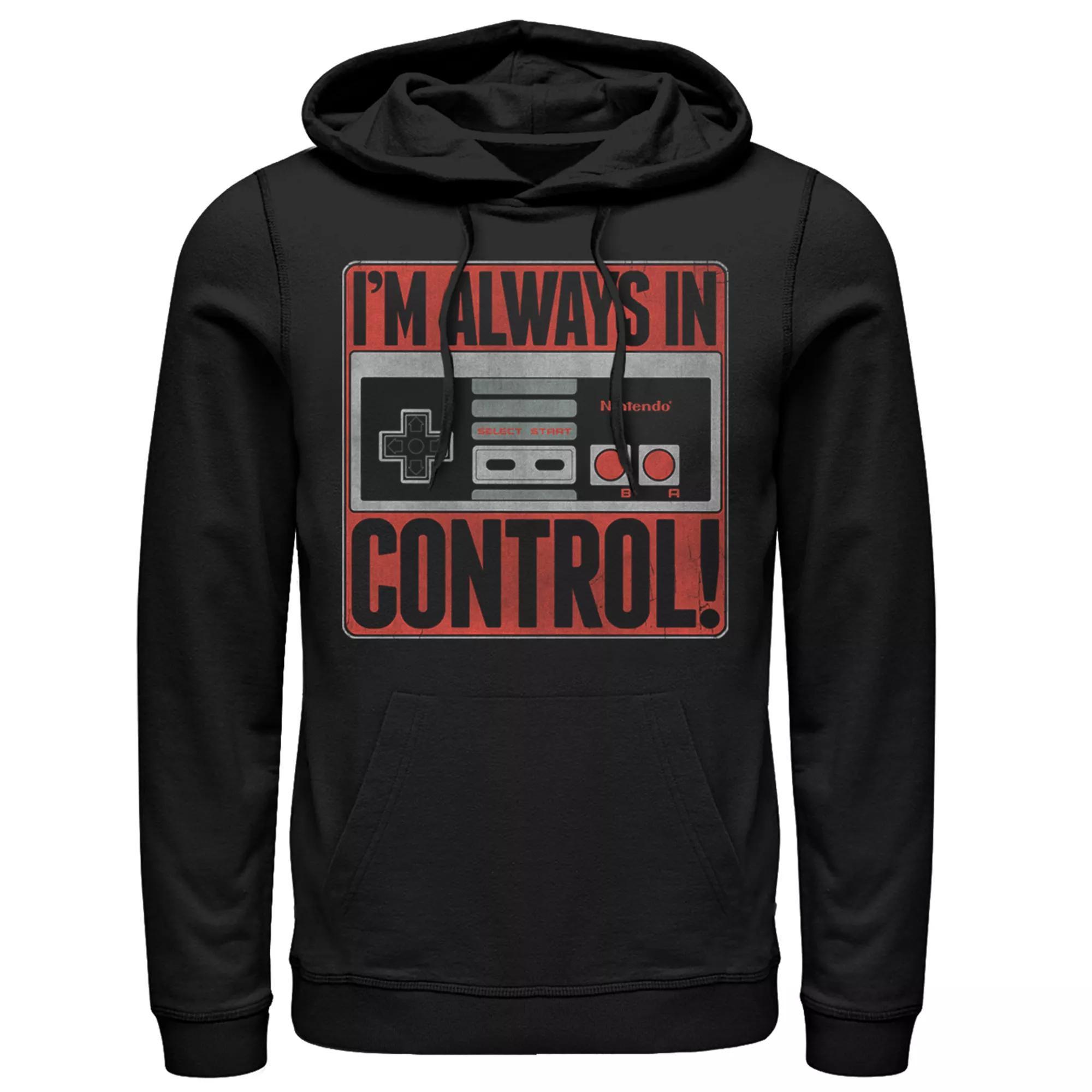 Mens Nintendo Always In Control Hoodie Product Image