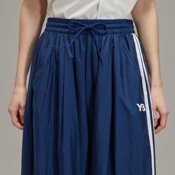 adidas Y-3 3-Stripes Nylon Pants Dark Blue XL Womens Product Image