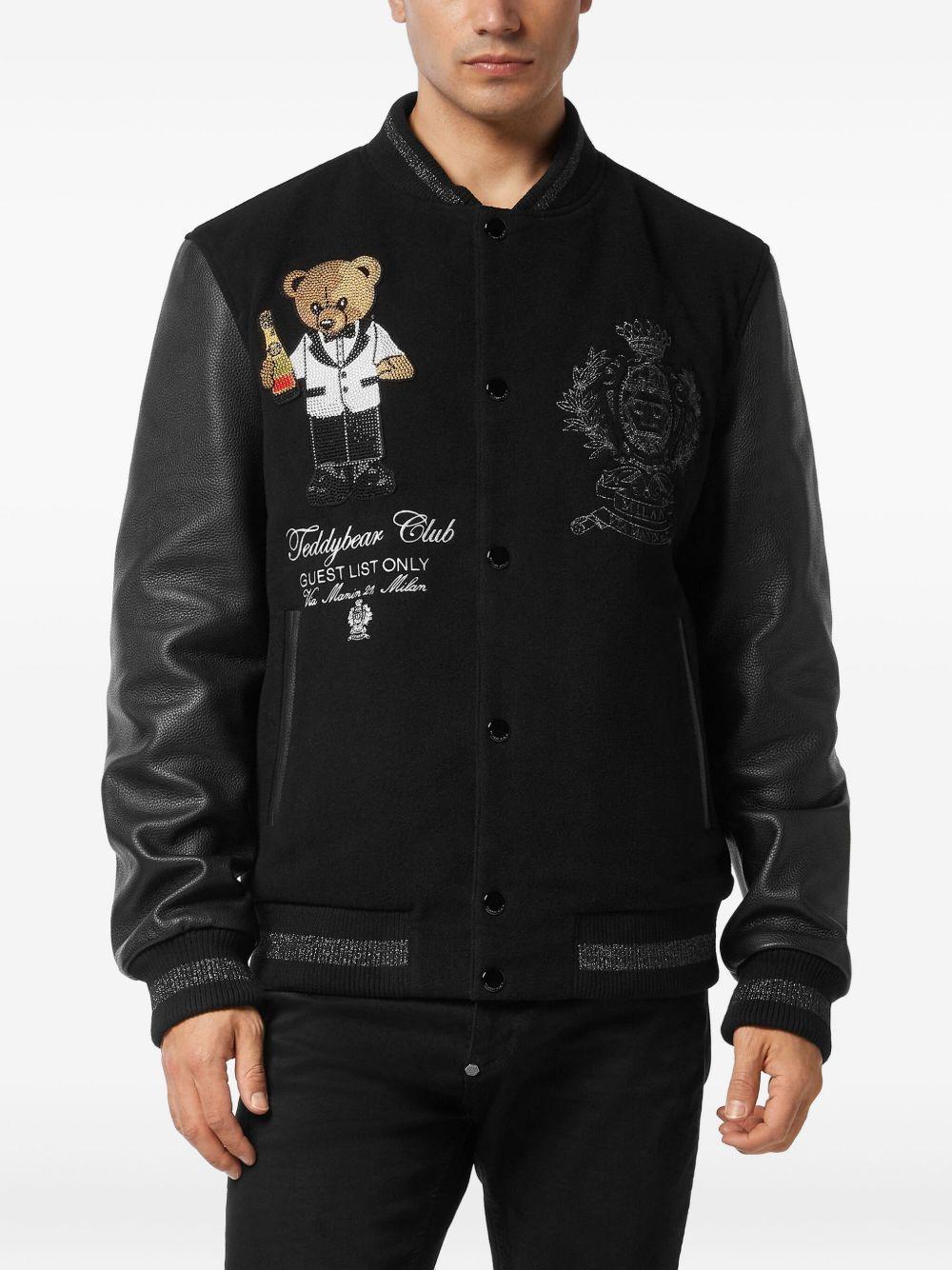Teddy Stones embellished teddy bear jacket Product Image