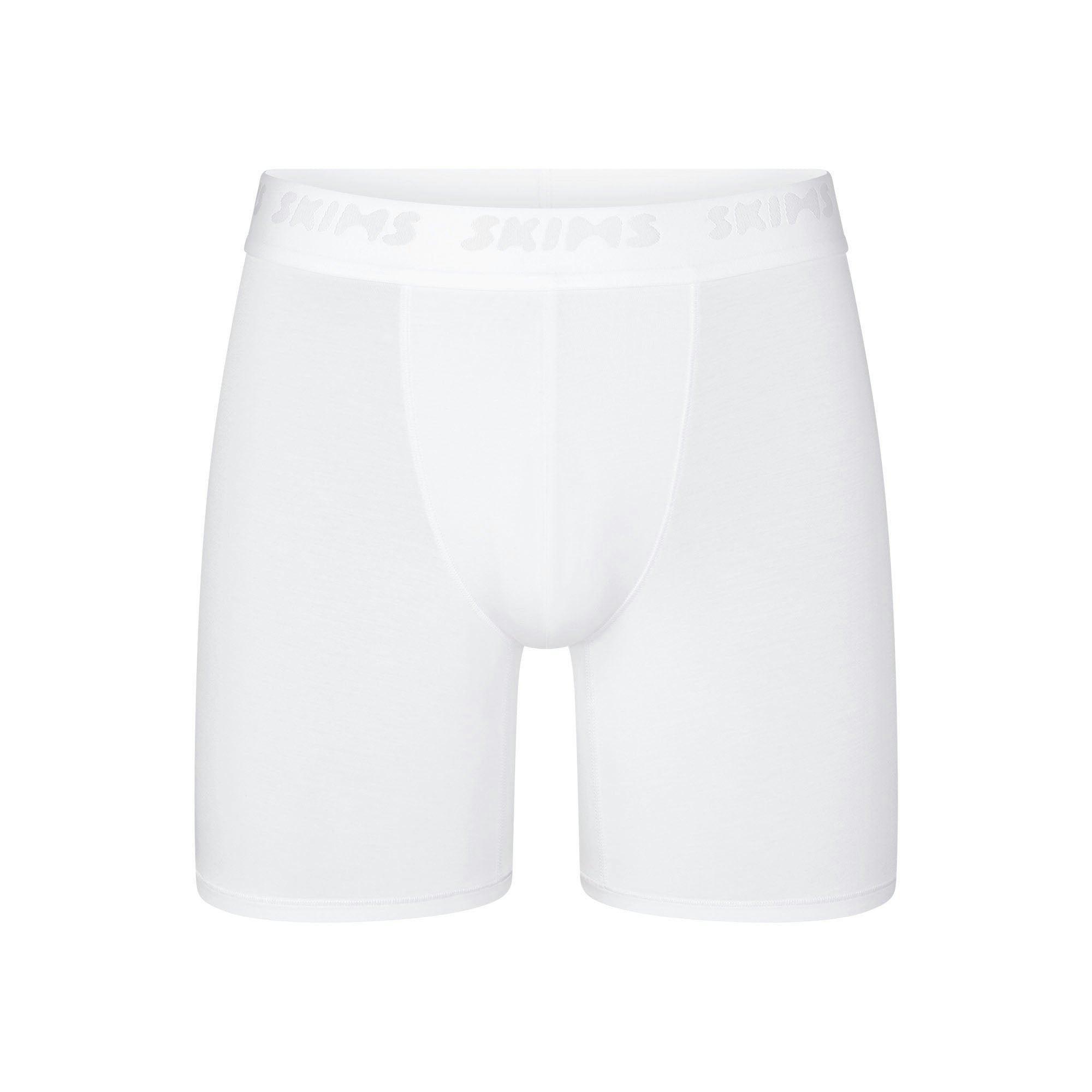 SKIMS STRETCH MENS 5" BOXER BRIEF 3-PACK | CHALK Product Image