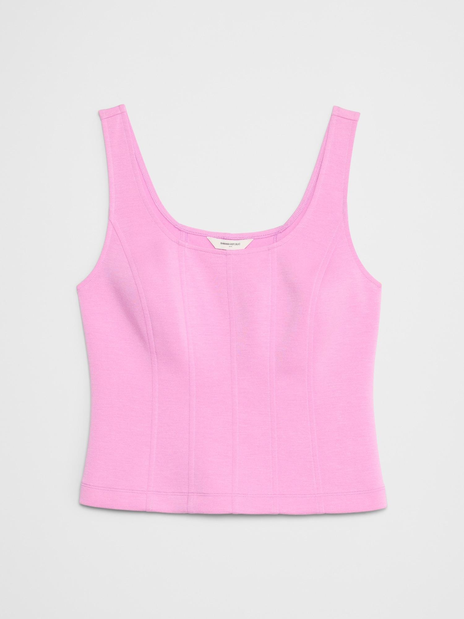 Soft Touch Scuba Corset Top Product Image