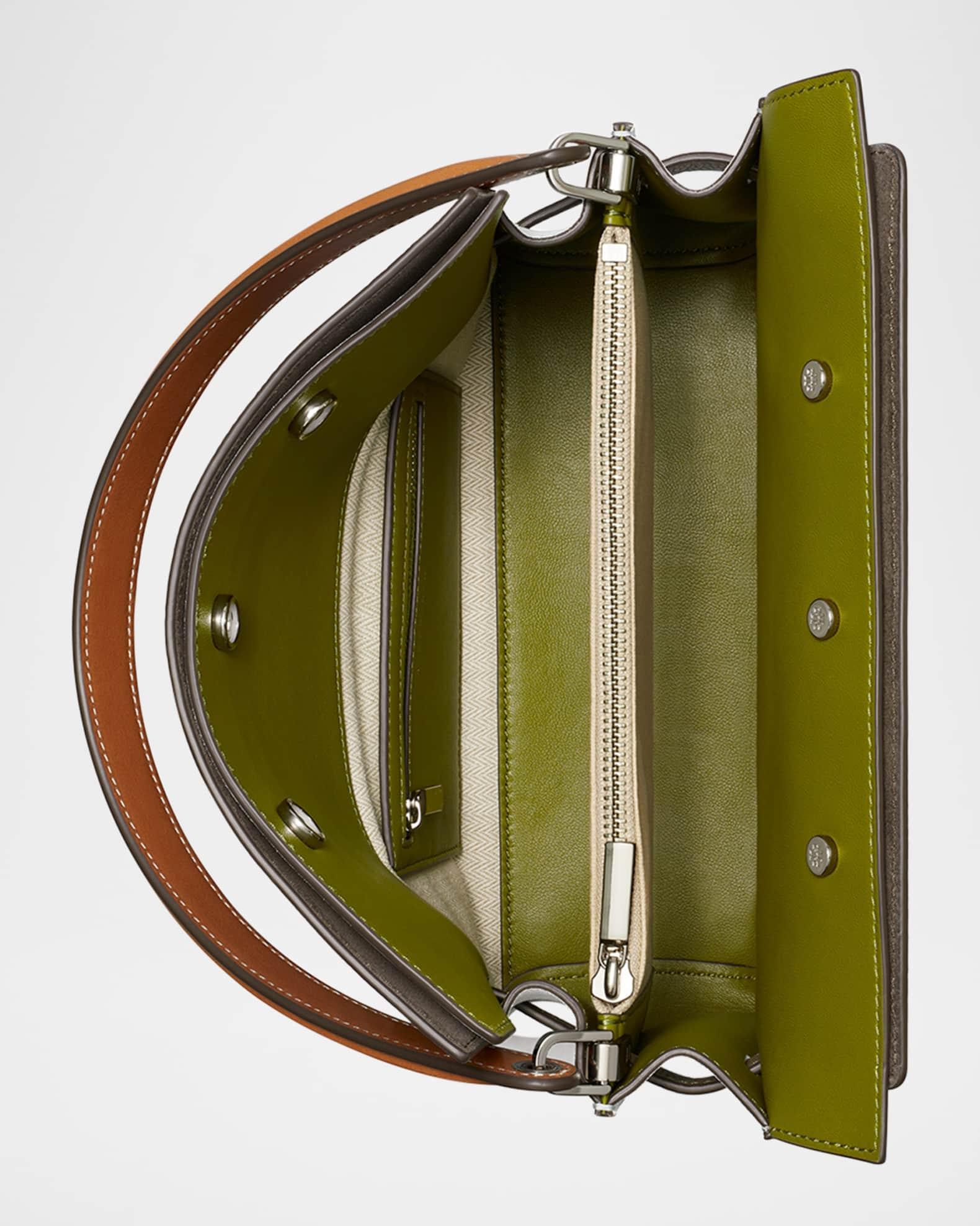 Lee Radziwill Small Double Leather Top-Handle Bag Product Image