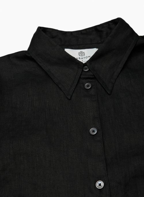 essential relaxed linen shirt Product Image