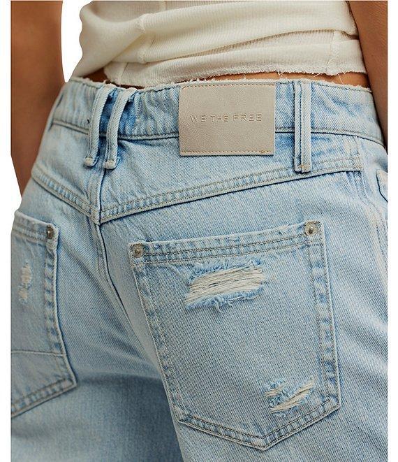 Free People Tennessee Low-Rise Rigid Denim Boyfriend Jeans Product Image