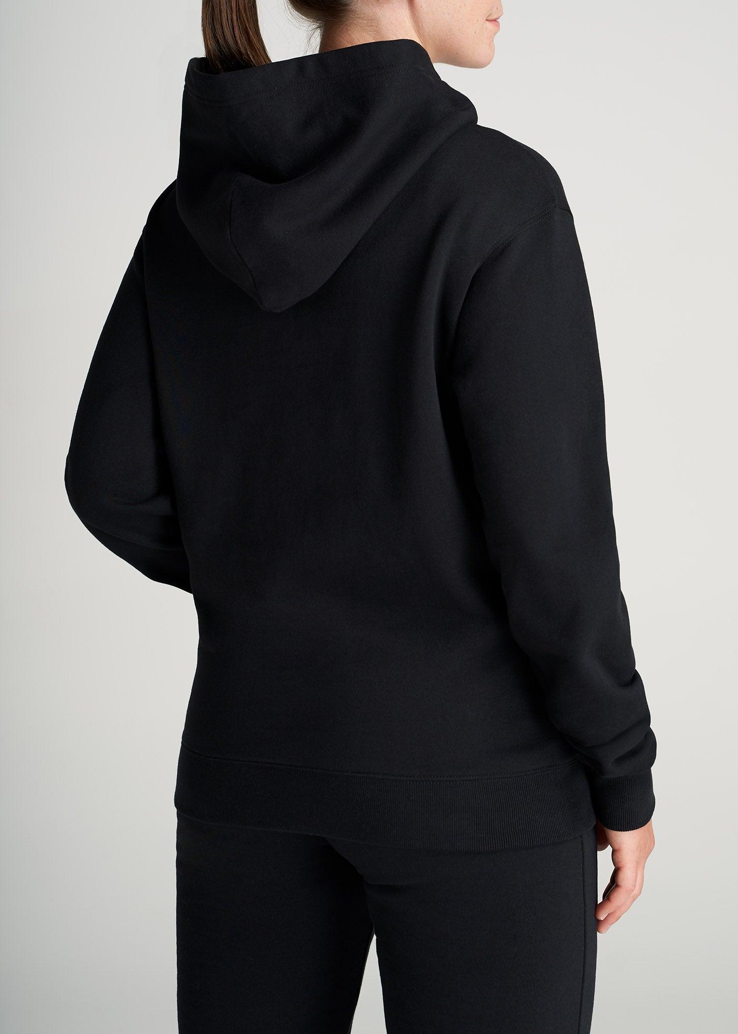 Wearever Fleece Relaxed Fit Women's Tall Hoodie in Black Product Image