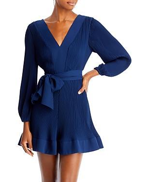 Milly Liv Belted Pleated Dress Product Image