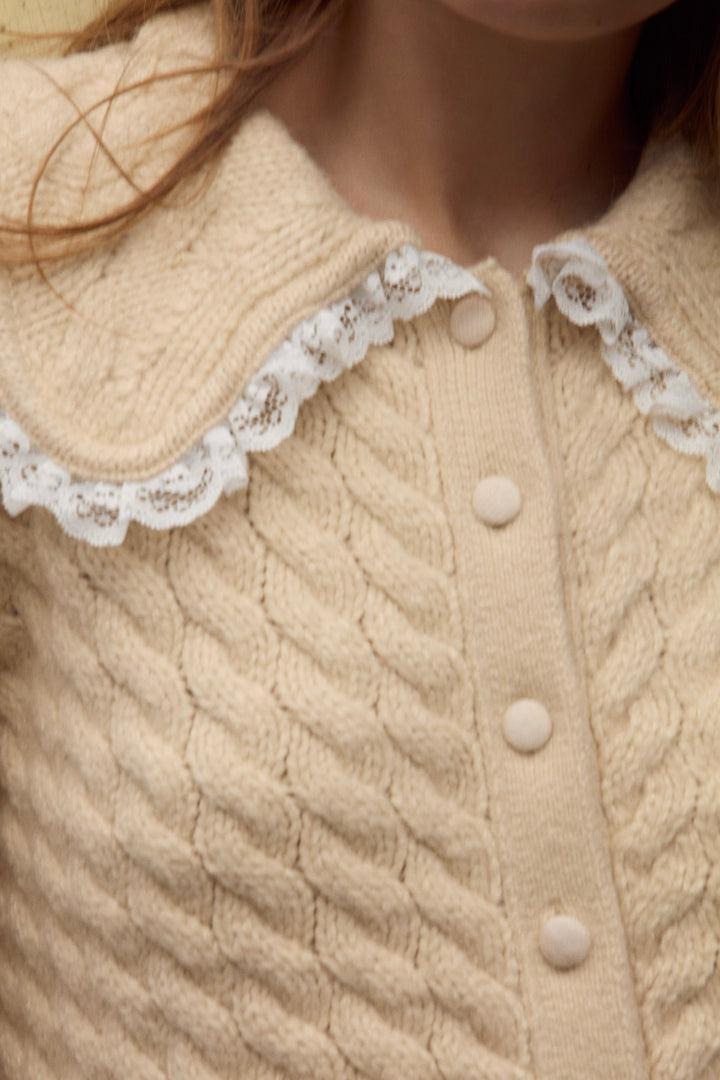 Milana Cardigan — Ivory Product Image