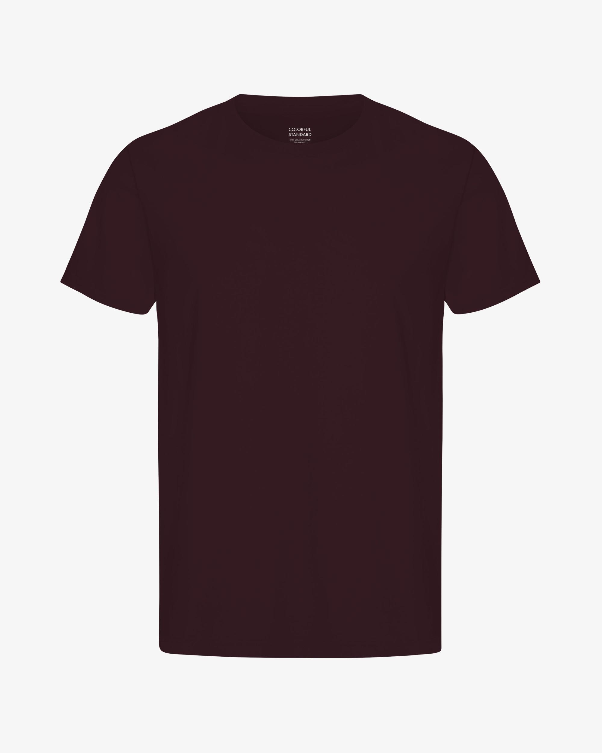Classic Organic Tee - Oxblood Red Product Image