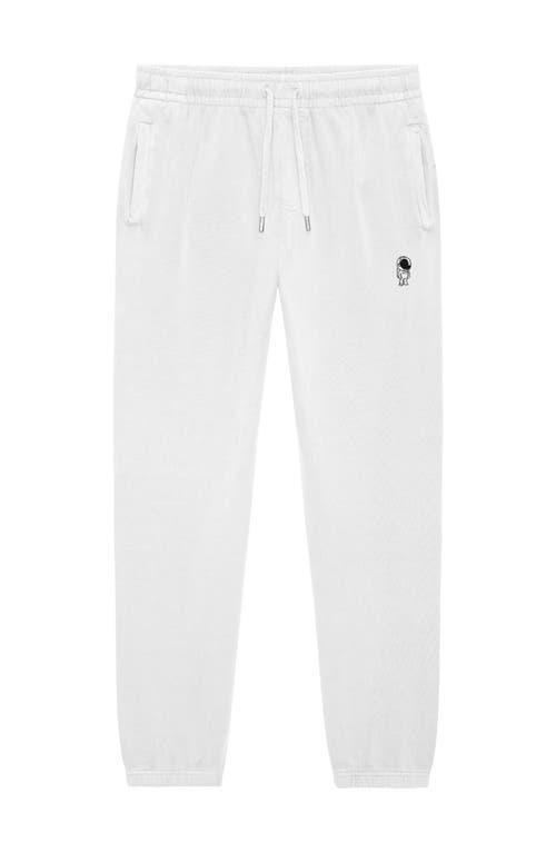 Dalix Mens Astronaut Heavy Weight Fleece Sweatpant in White at Nordstrom, Size Large Product Image