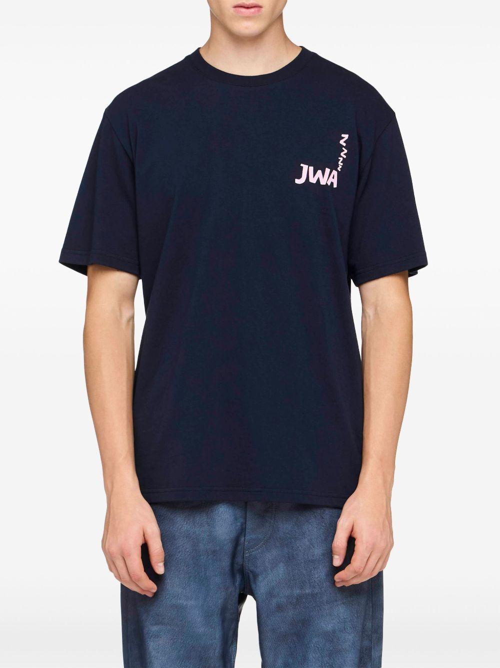 rhinestone-embellished logo T-shirt Product Image