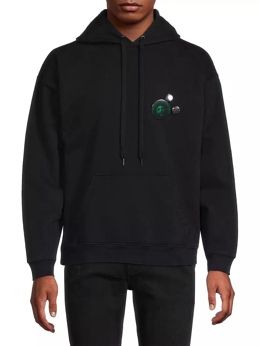 Vintage Wash Cotton Fleece Hoodie Product Image