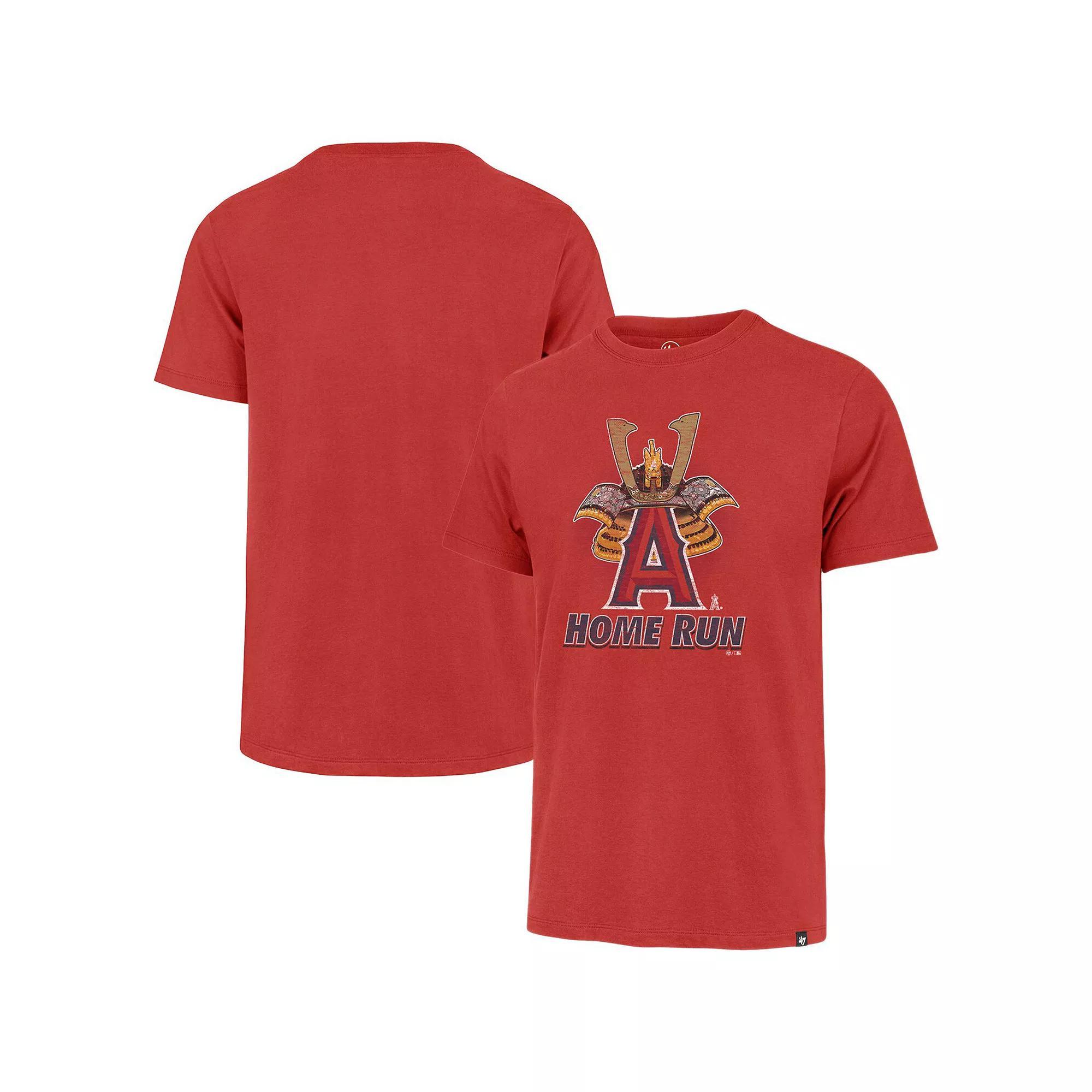 Men's '47  Red Los Angeles Angels HR Celebration T-Shirt, Size: 2XL Product Image