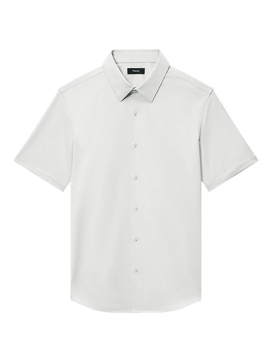 Mens Irving Short Sleeve Shirt in Structure Knit Product Image