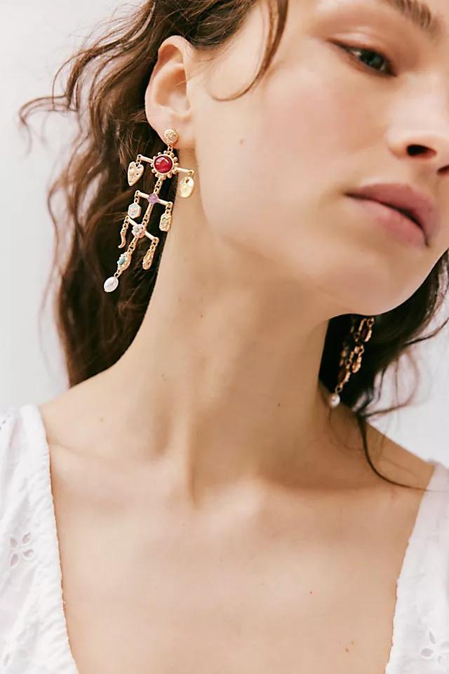 Maxy Charm Dangle Earrings Product Image