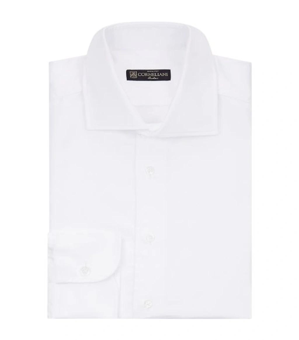 Classic Tailored Shirt In White Product Image