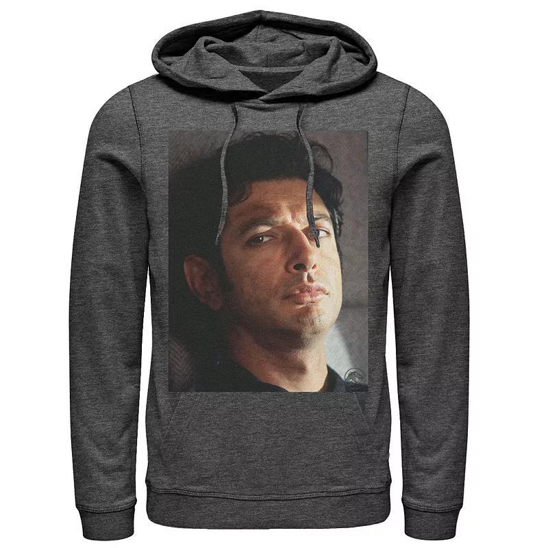 Mens Jurassic Park Jeff Goldblum Stare Graphic Pullover Hoodie Product Image