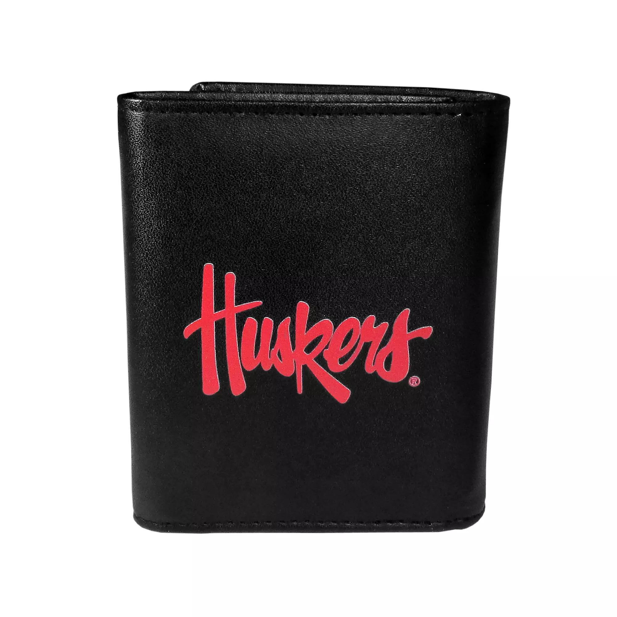Men's Nebraska Cornhuskers Tri-Fold Wallet, Team Product Image