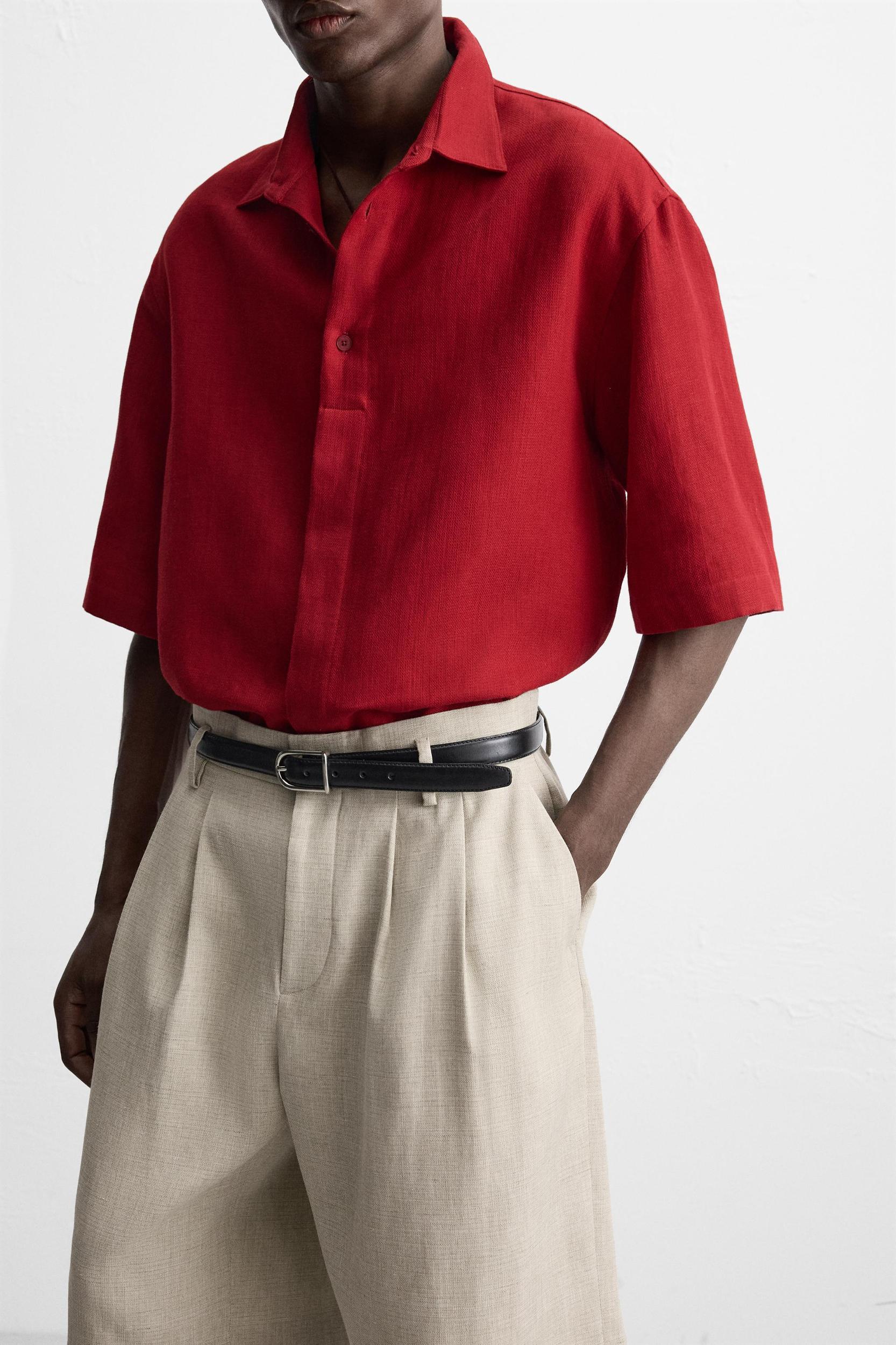 PLEATED WIDE FIT BERMUDA SHORTS Product Image