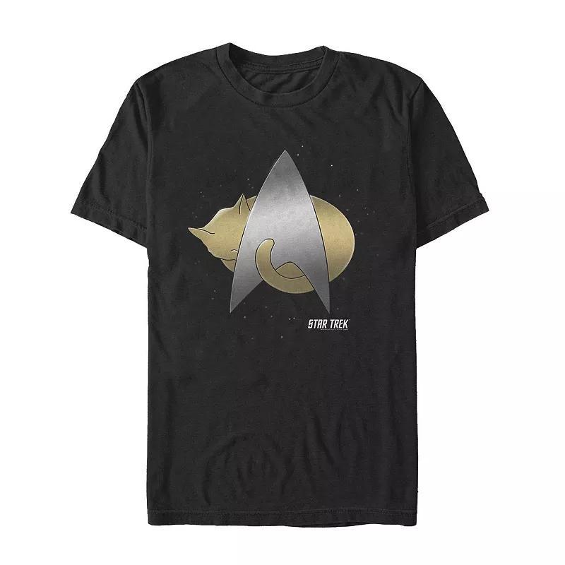 Men's Star Trek Boldly Nap Tee, Size: XXL, Black Product Image