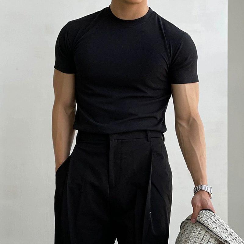 RT No. 11237 SLIM STRAIGHT CROP PANTS & COMPRESSION SHIRT Product Image