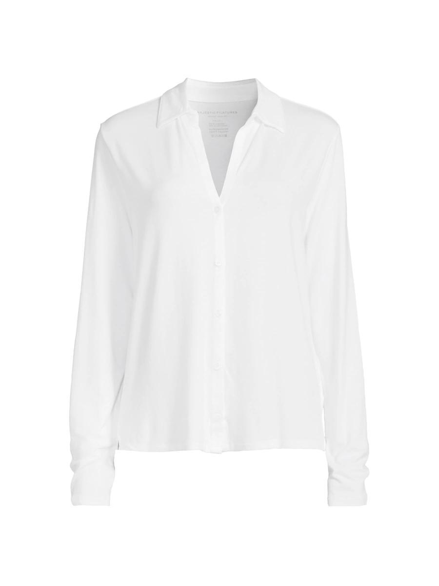 Majestic Filatures Soft Touch Knit Shirt Product Image